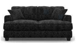 Heart of House Hampstead 2 Seater Shimmer Sofa Bed - Black